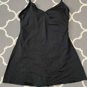 Garnet Hill Women's Black Swim One Piece